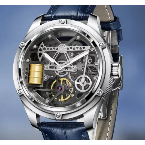 Kinetic Derrick Automatic Watch for Men Real Moving Oil Pump