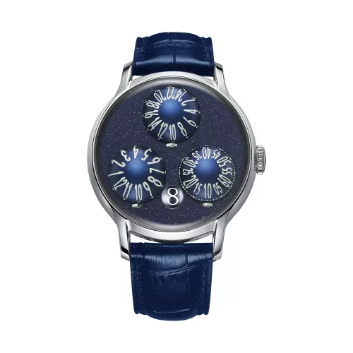 ANGLES 3D Wave Ball GMT Men's Watch