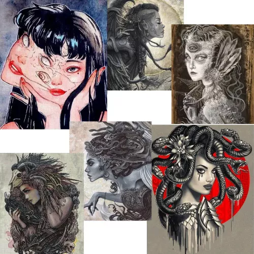 Horror Girl 5D DIY Kit Diamond Painting