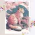 Japanese Cherry Cat 5D DIY Kit Diamond Painting