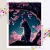 Japanese Cherry Cat 5D DIY Kit Diamond Painting