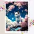 Japanese Cherry Cat 5D DIY Kit Diamond Painting