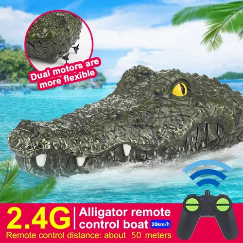 RC Toy Crocodile Head Simulation 