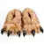 Bear Claw plush slippers