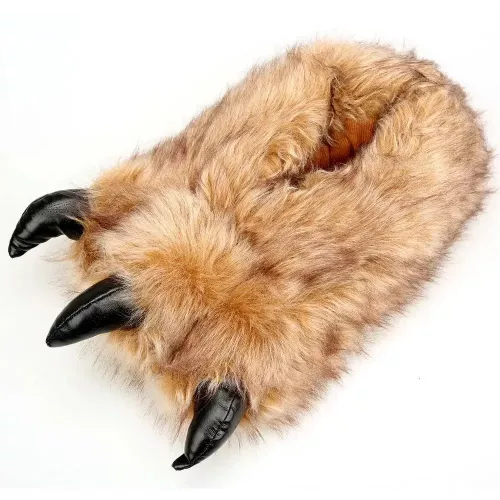 Bear Claw plush slippers