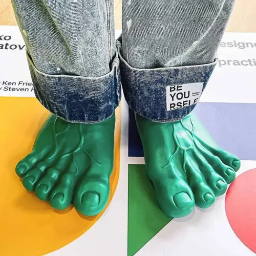 Hulk Simulation Big Feet Slippers