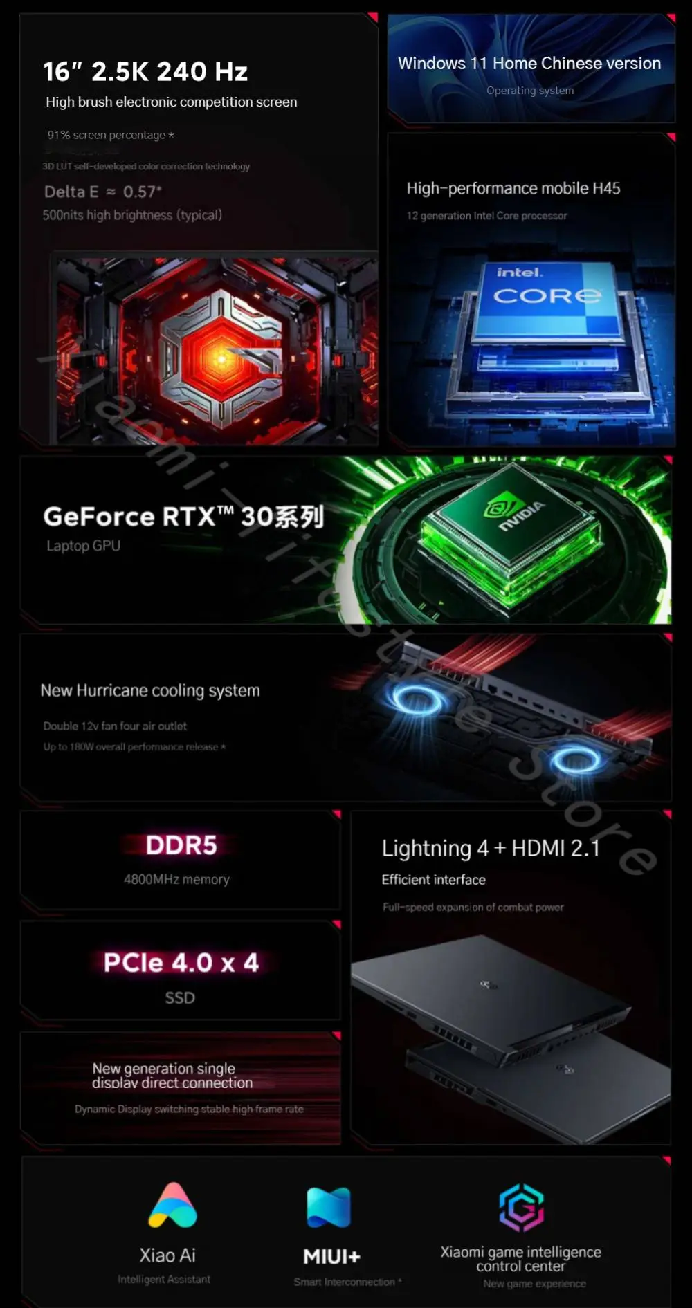 Xiaomi Redmi G Pro Gaming Book Laptop 2022