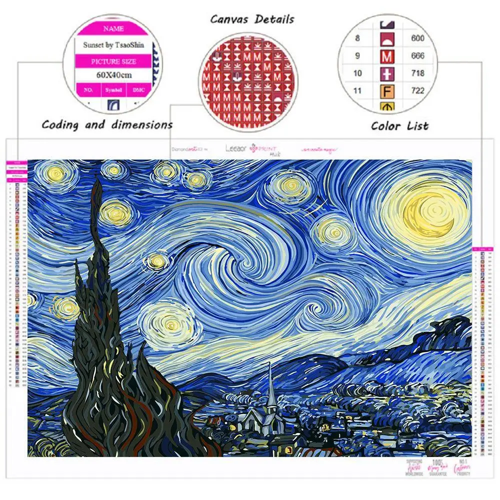 Van Gogh 5D DIY Kit Diamond Painting