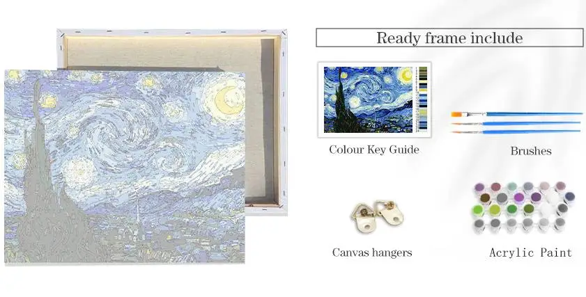 Van Gogh Picture Painting By Numbers Kit