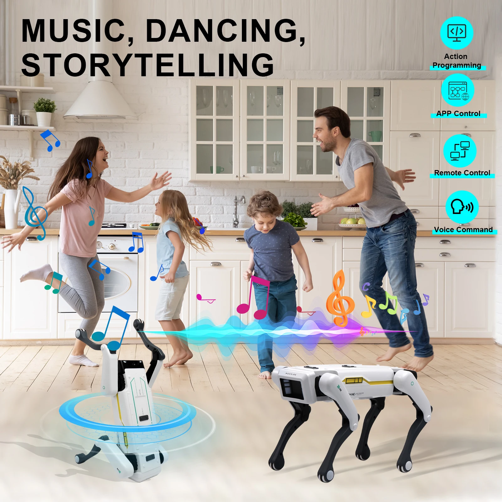 Ultimate AI Robot Dog for Kids | Programmable, Shoots, Performs Tricks | STEM Learning Gift