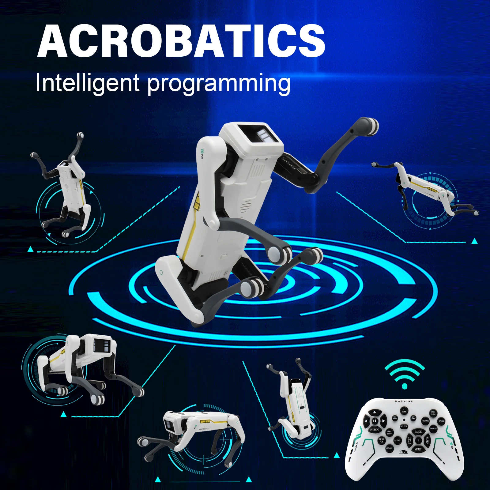 Ultimate AI Robot Dog for Kids | Programmable, Shoots, Performs Tricks | STEM Learning Gift