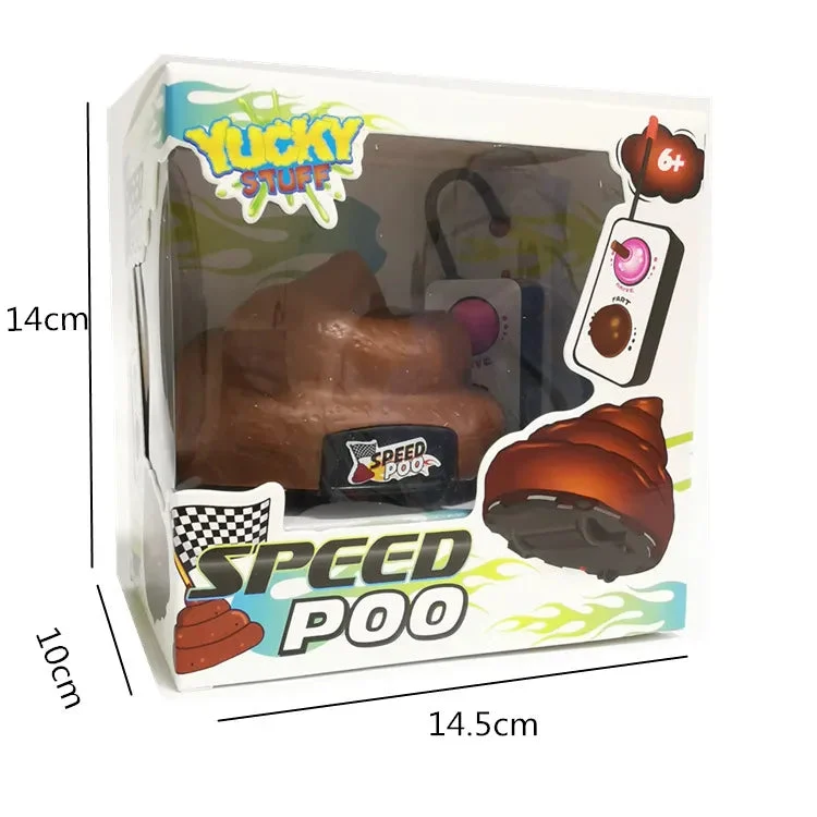 Funny RC Poop Car | Hilarious Prank Toy with Fart Sounds & 360 Spins