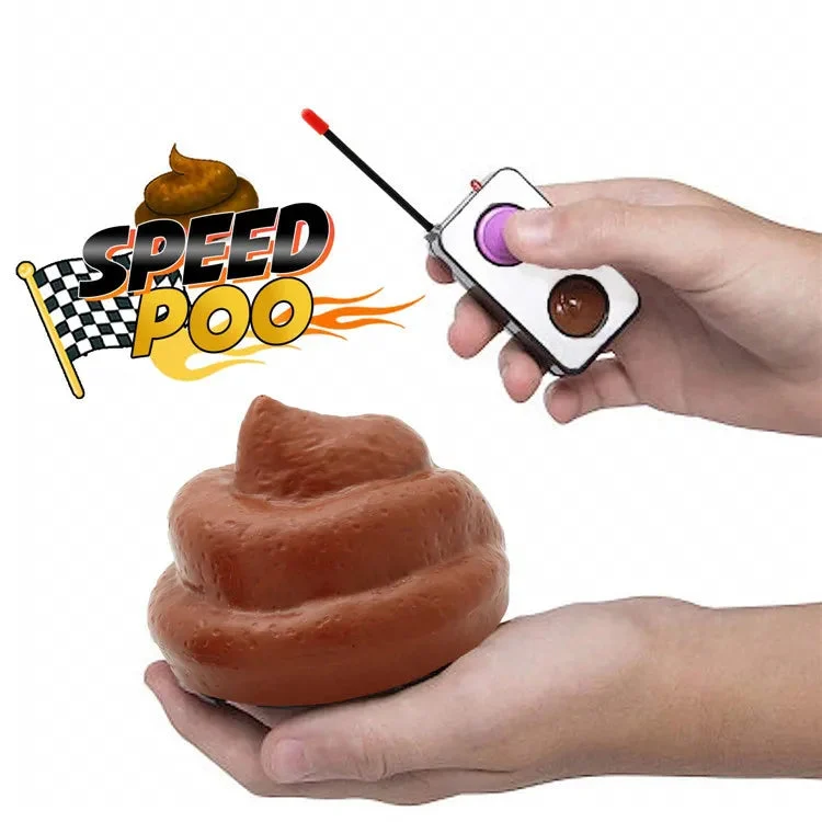Funny RC Poop Car | Hilarious Prank Toy with Fart Sounds & 360 Spins