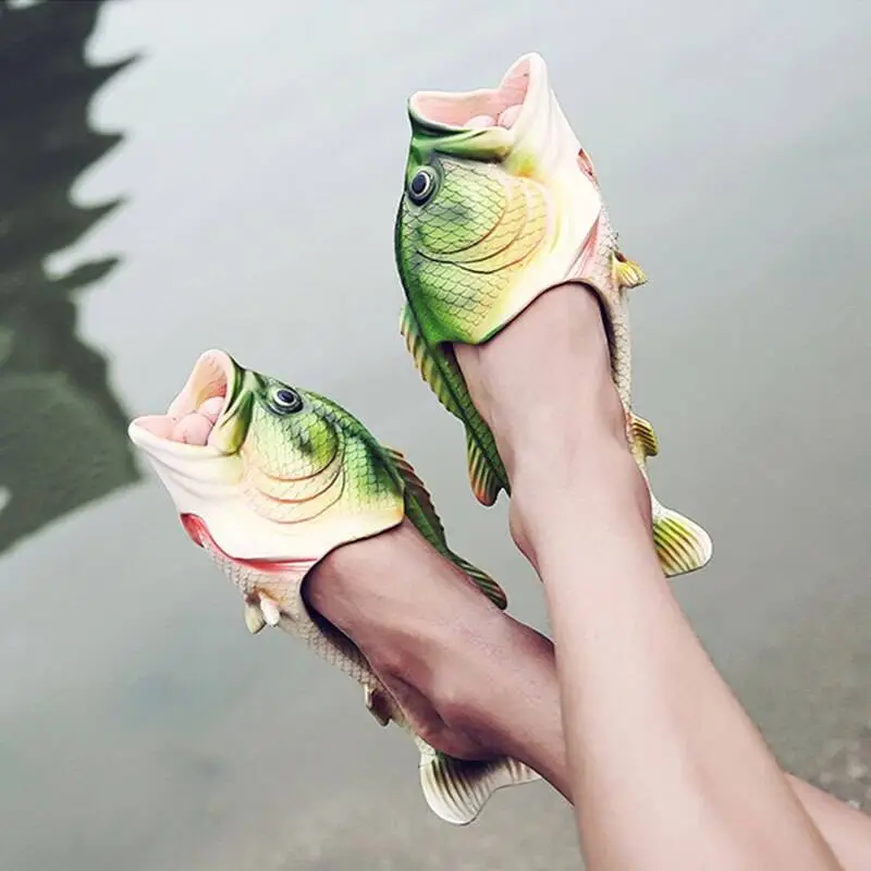 Realistic Fish-shaped Flip Flops